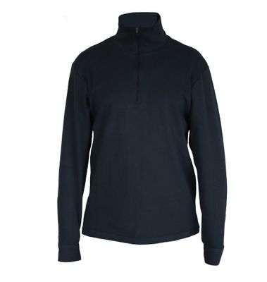 Chemise F1 100% coton manches longues bas de manches boutons bleu marine BG-SAFETY - DESTOCKAGE