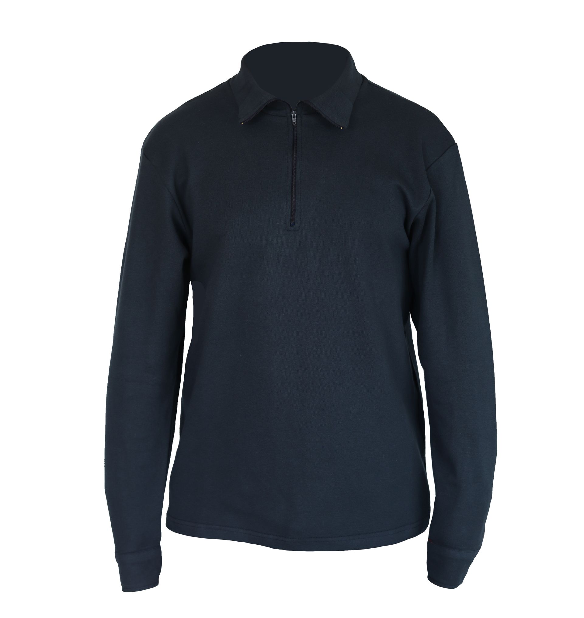 Chemise F1 100% coton manches longues bas de manches boutons bleu marine BG-SAFETY - DESTOCKAGE