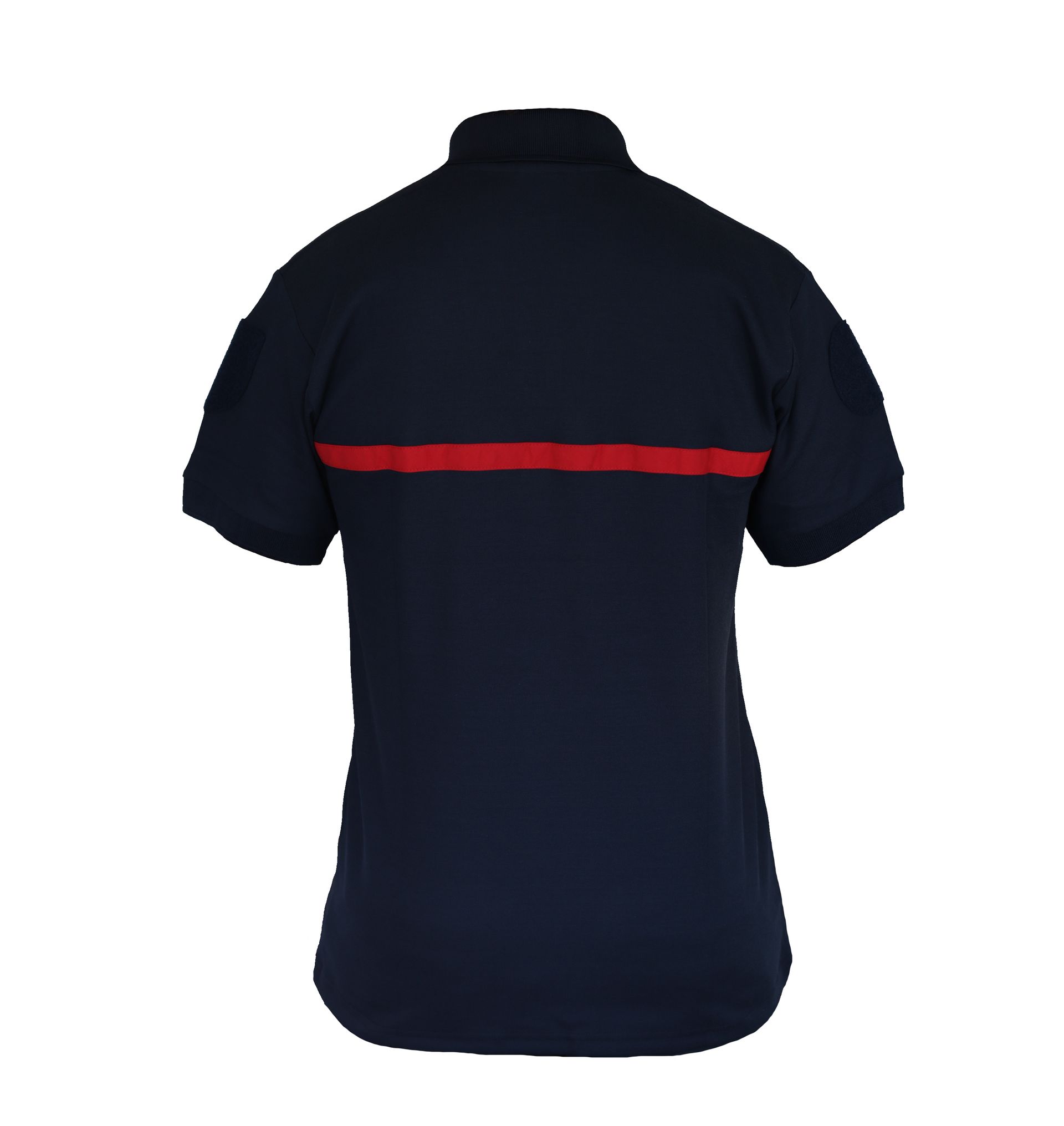 Polo manches courtes sapeurs-pompiers double face type B col zip BG-SAFETY