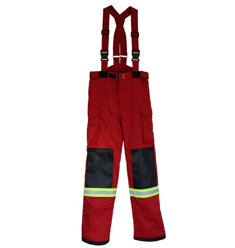 Surpantalon de manœuvre / exercice JSP jeunes sapeurs-pompiers rouge BG-SAFETY