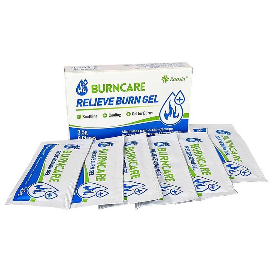 Sachet hydrogel gel soins brûlures 3,5g - boite de 6 pièces - BURNCARE ROOSIN Sachet hydrogel gel soins brûlures 3,5g - boite de 6 pièces - BURNCARE ROOSIN
