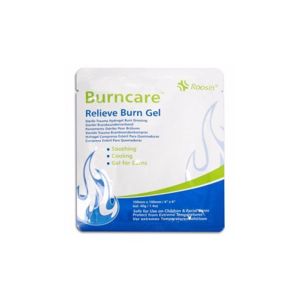 Compresse hydrogel gel soins brûlures 10x10cm - à l'unité - BURNCARE ROOSIN Compresse hydrogel gel soins brûlures 10x10cm - à l'unité - BURNCARE ROOSIN
