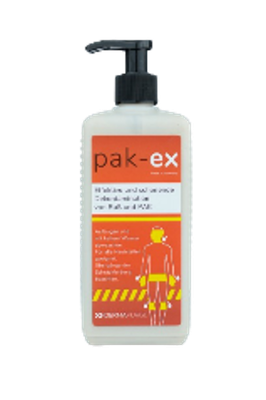 Décontaminant cutané hygiène opérationnelle pour suie et HAP incendie sapeurs-pompiers PAK-EX - flacon à pompe 500mL - carton de 10 flacons - DERMAPURGE Décontaminant cutané hygiène opérationnelle pour suie et HAP incendie sapeurs-pompiers PAK-EX - flacon à pompe 500mL - carton de 10 flacons - DERMAPURGE