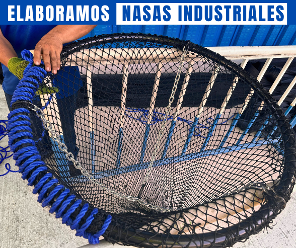 Nasas Industriales.
Tiene la capacidad hasta de 200Kgs de carga.