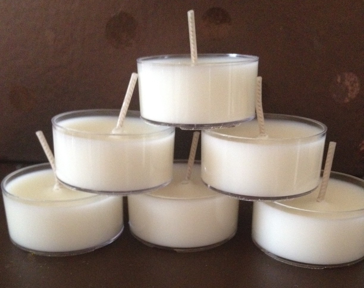 Tea Lights Natural Soy Wax - Bag of 6