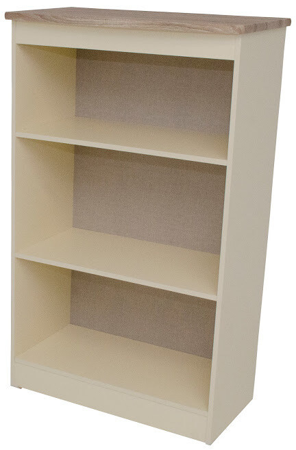 Milano Oak and Cream Small Bookcase