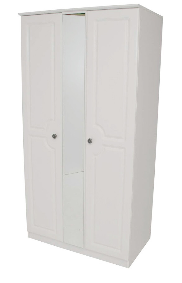 Snowdon White 3ft Robe Centre Mirror