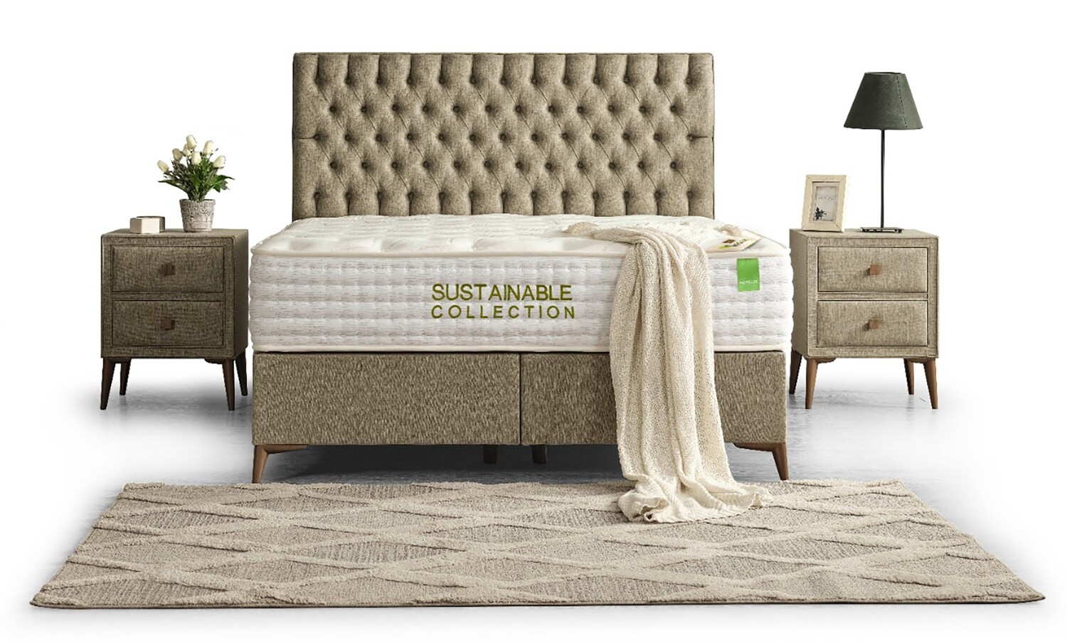 Sustainable queen bed frame deals