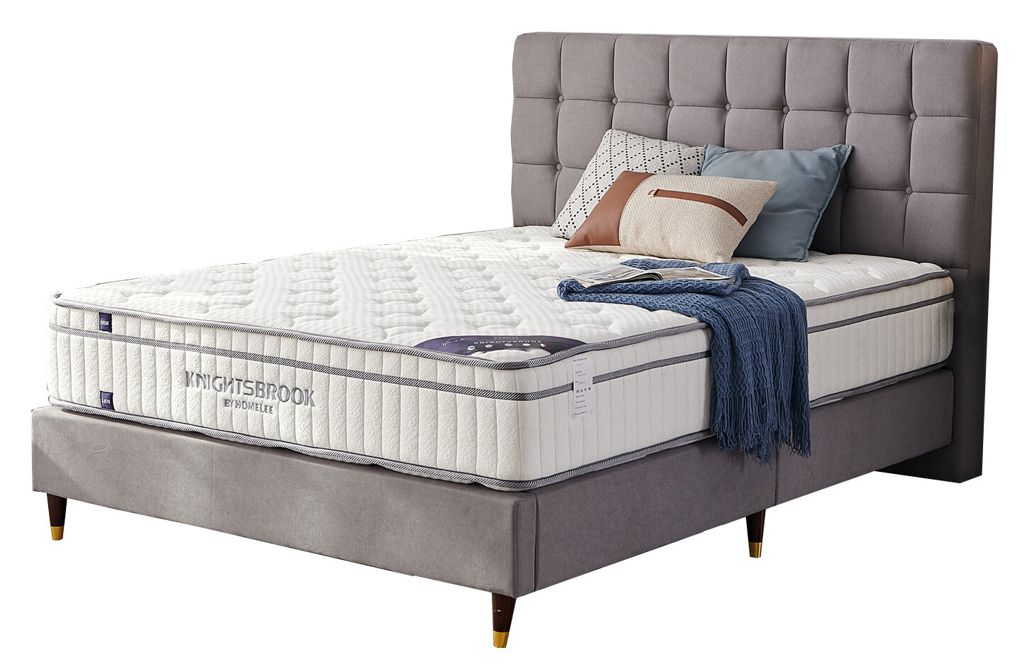 The Knightsbrook Firm/Soft Divan Bed | The Boyne Valley Sleep Collection | Homelee