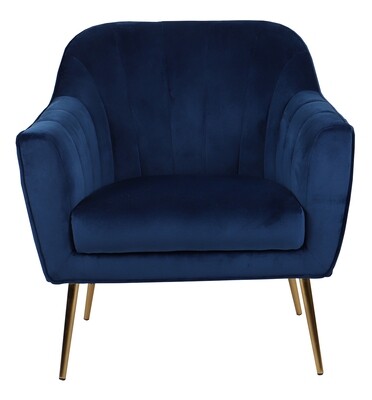 Kelly Velvet Accent Chair