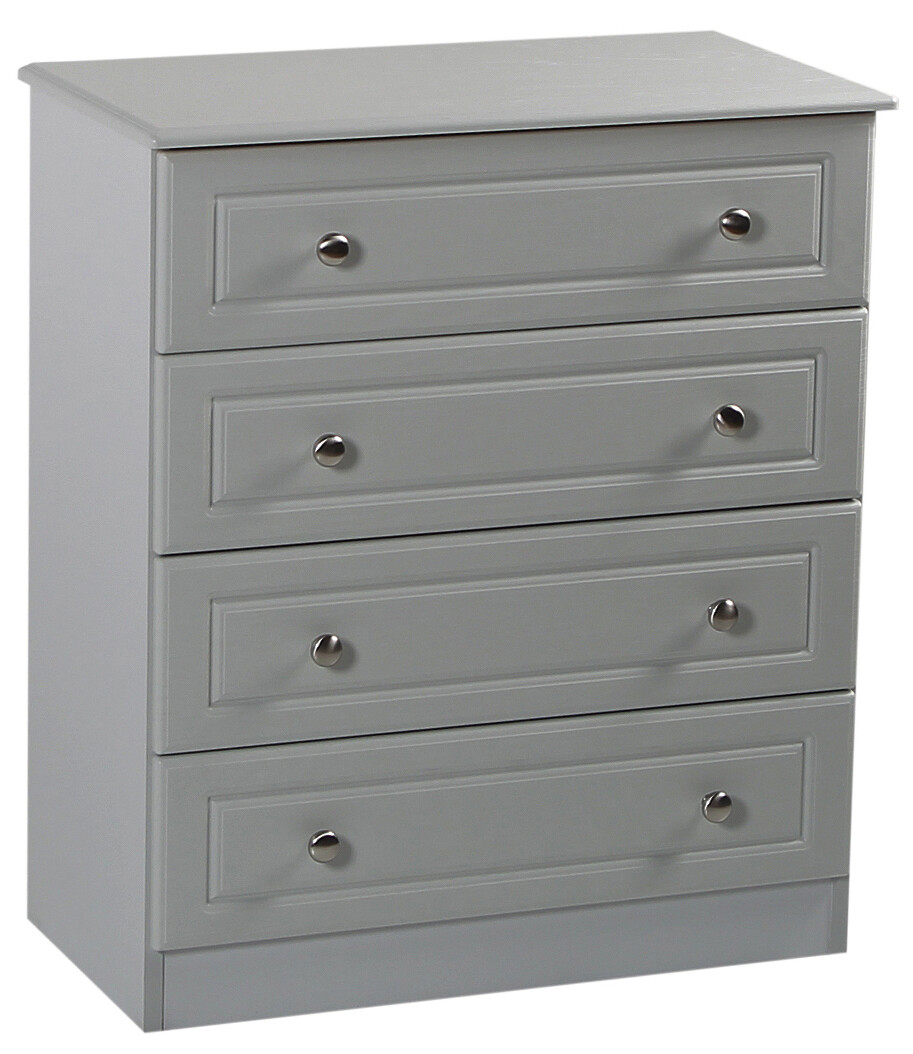 Grey Ash 4 Drawer Chest