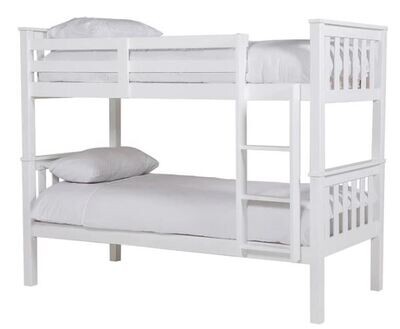Bronson Bunk Bed - White | Options &amp; Sizes Available
