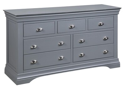 Daniella 3+4 Wide Chest - Dark Grey