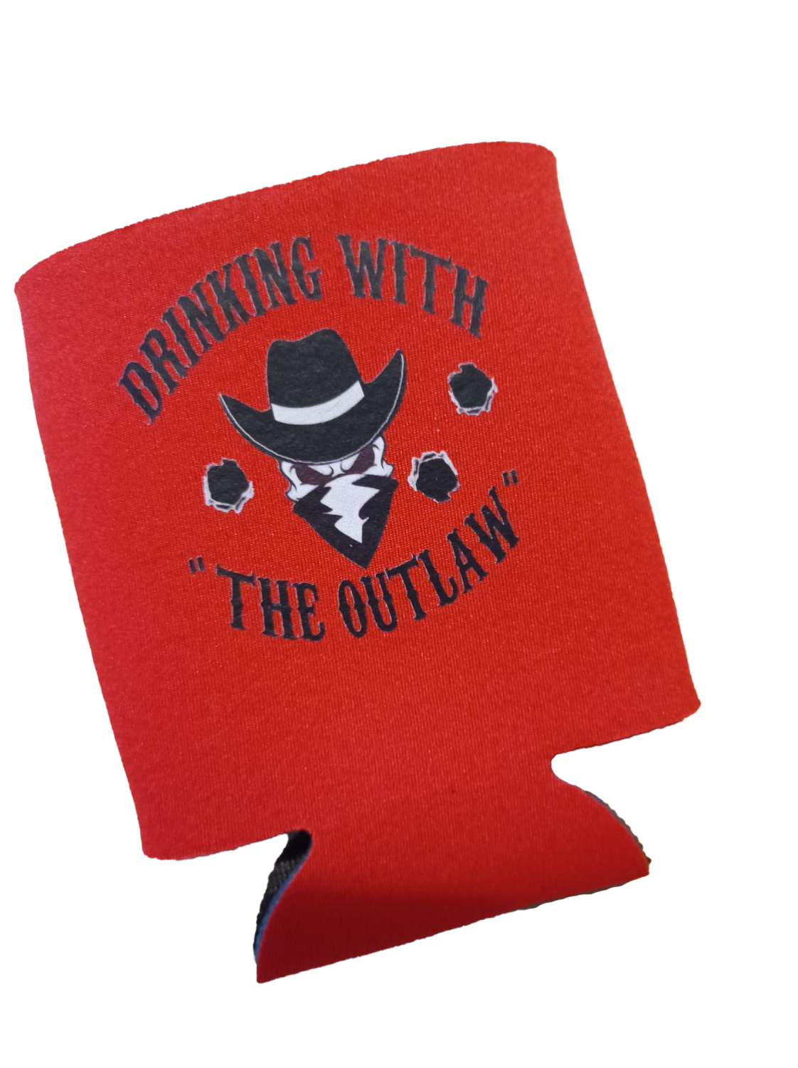Drinking with the Outlaw Koozie