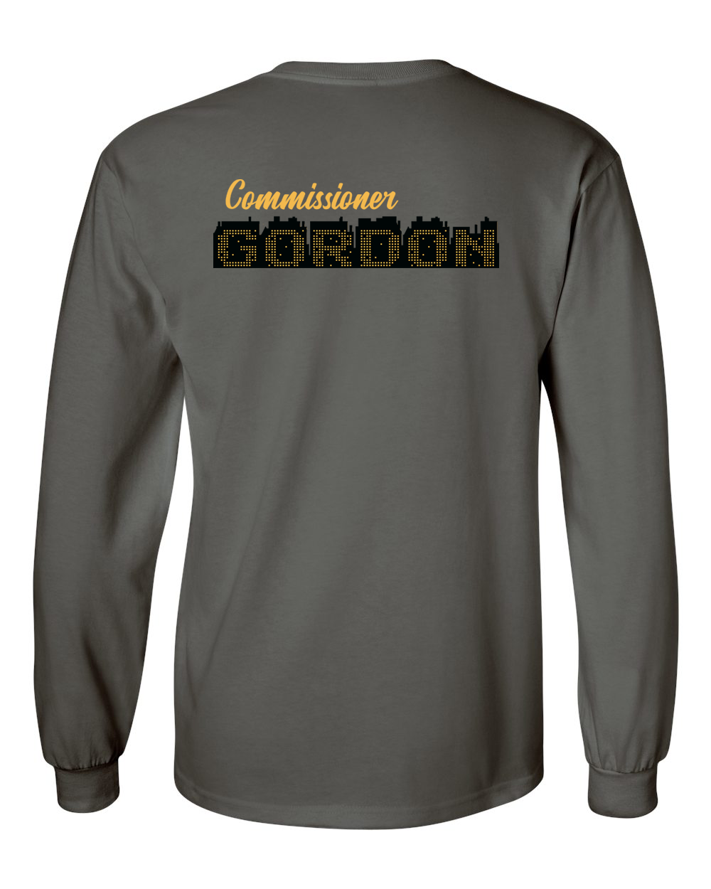 Scott &quot;Commissioner Gordan&quot; Gray Long Sleeved T-shirt - PRE-ORDER