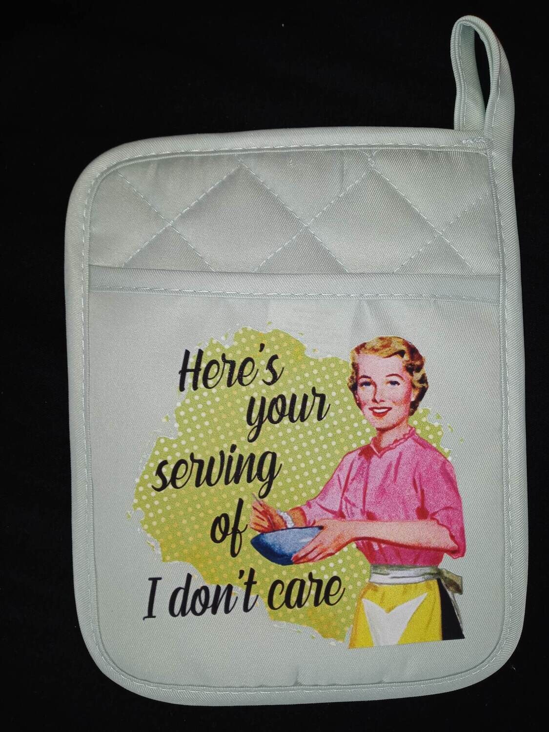 Here&#39;s Your Serving Of I Don&#39;t Care