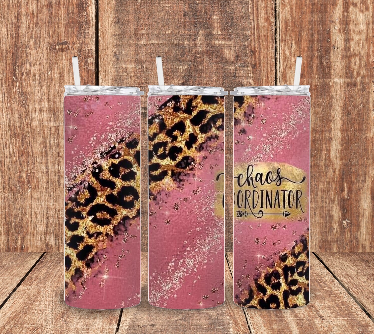 Chaos Coordinator Leopard Tumbler