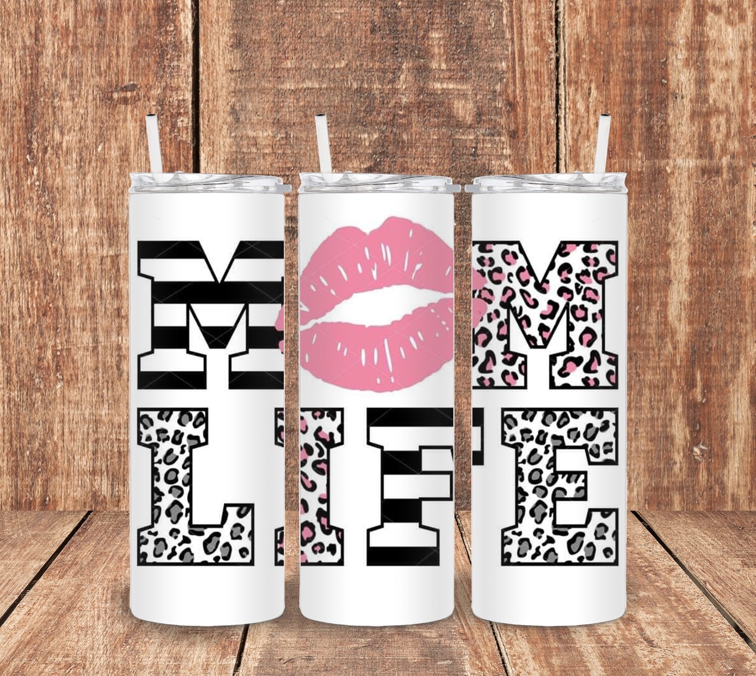 Mom Life Lips Tumbler