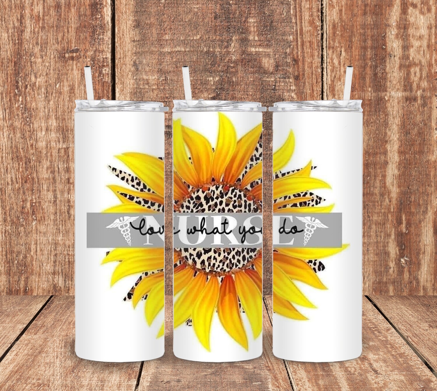 Sunflower Nurse Tumbler