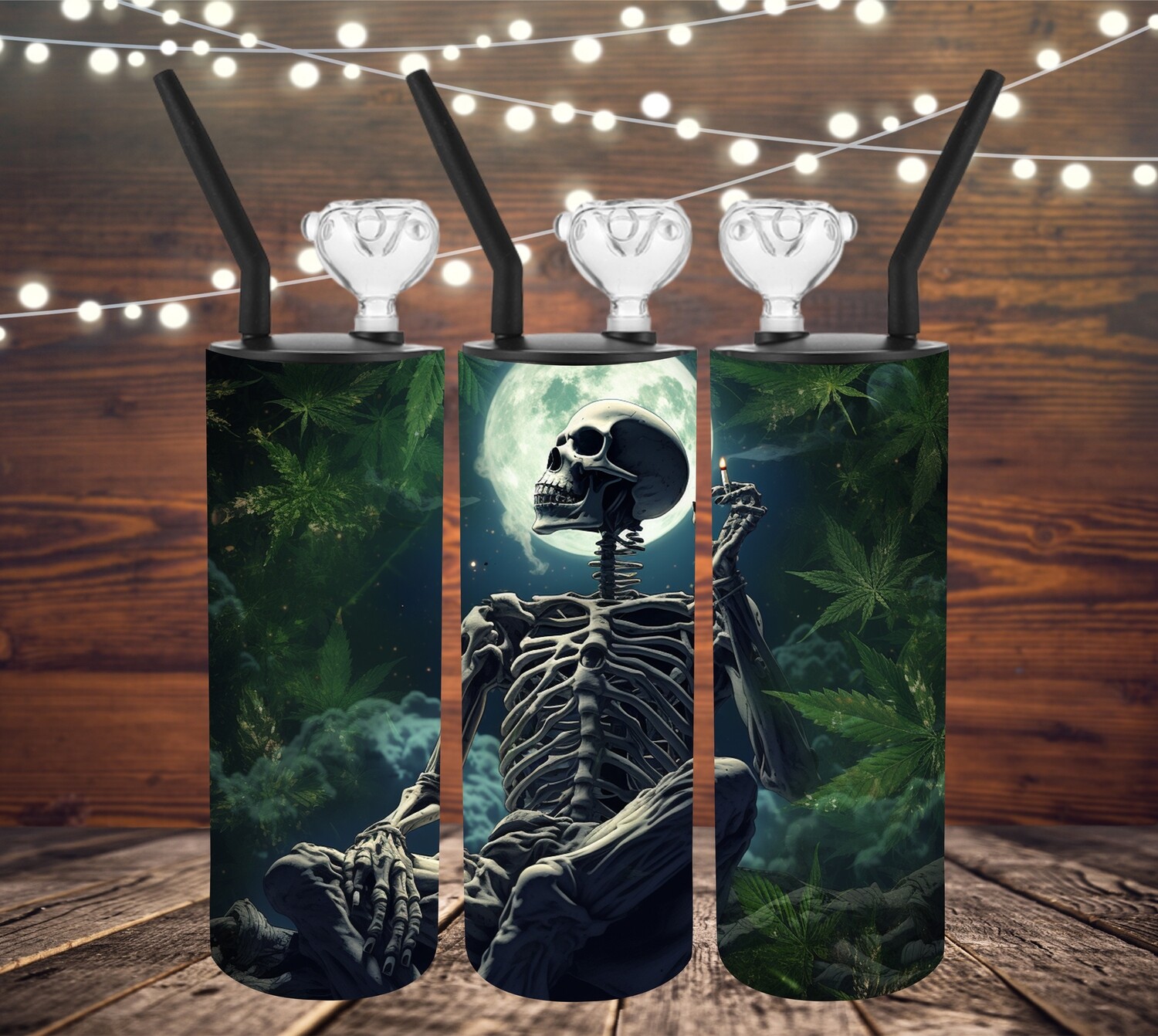 Weed Skeleton Tumbler