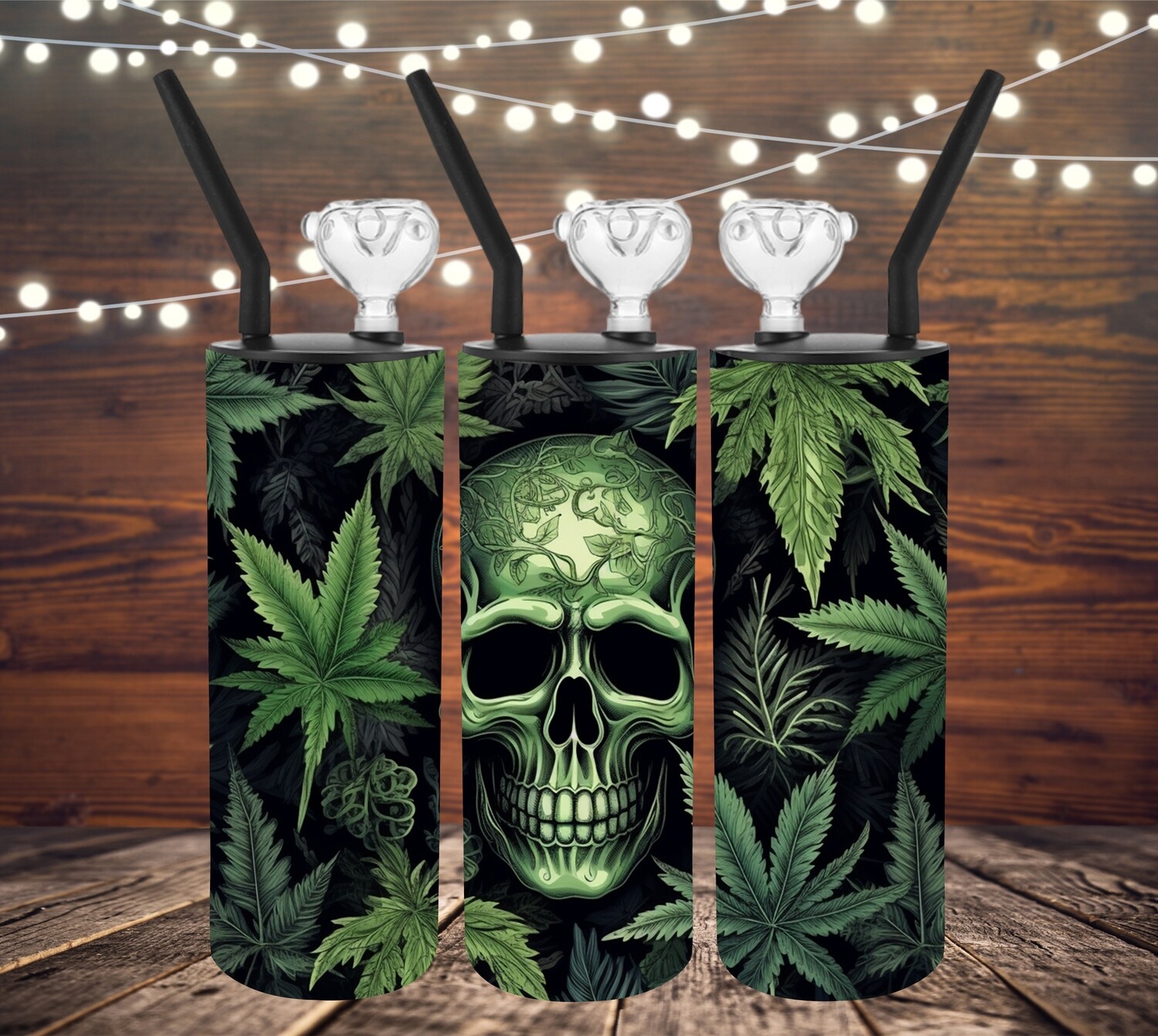 Weed Skull Tumbler