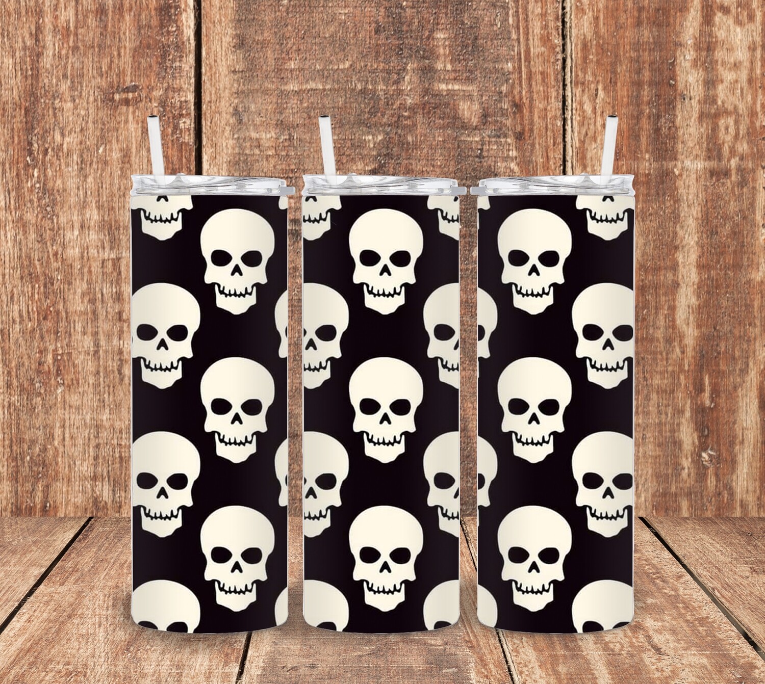 Skulls on Repeat Tumbler