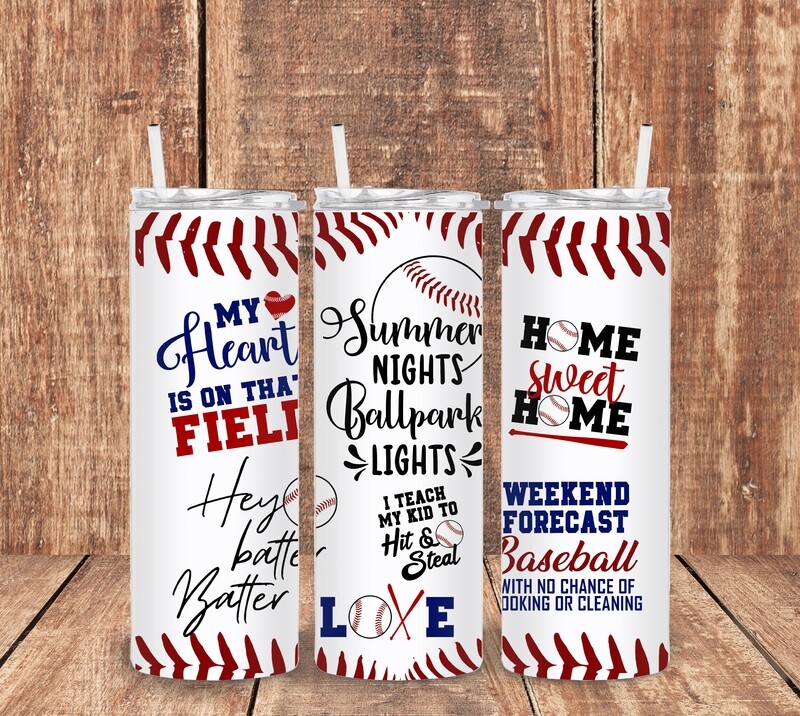 Baseball Collage Tumbler