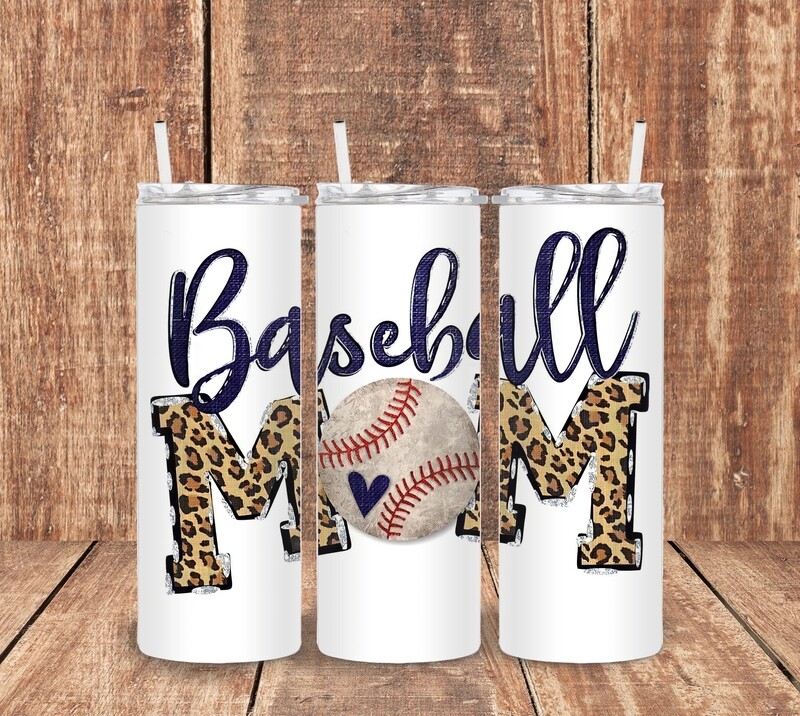 Baseball MOM Tumbler
