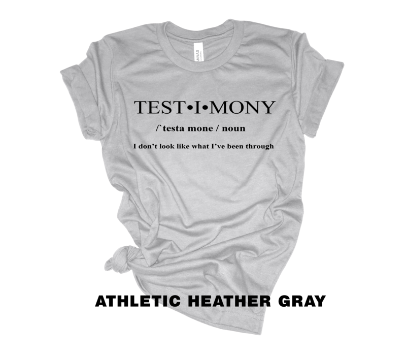 Test Into Testimony Definition T-shirt - PRE-ORDER