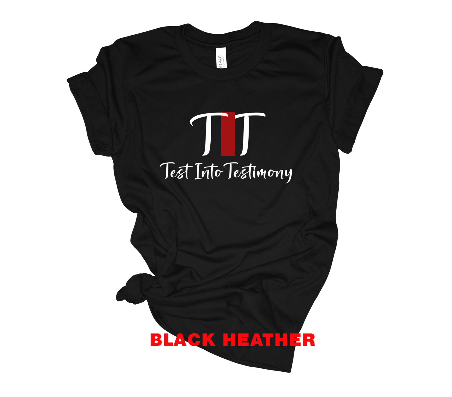 Test Into Testimony Block T-shirt - PRE-ORDER