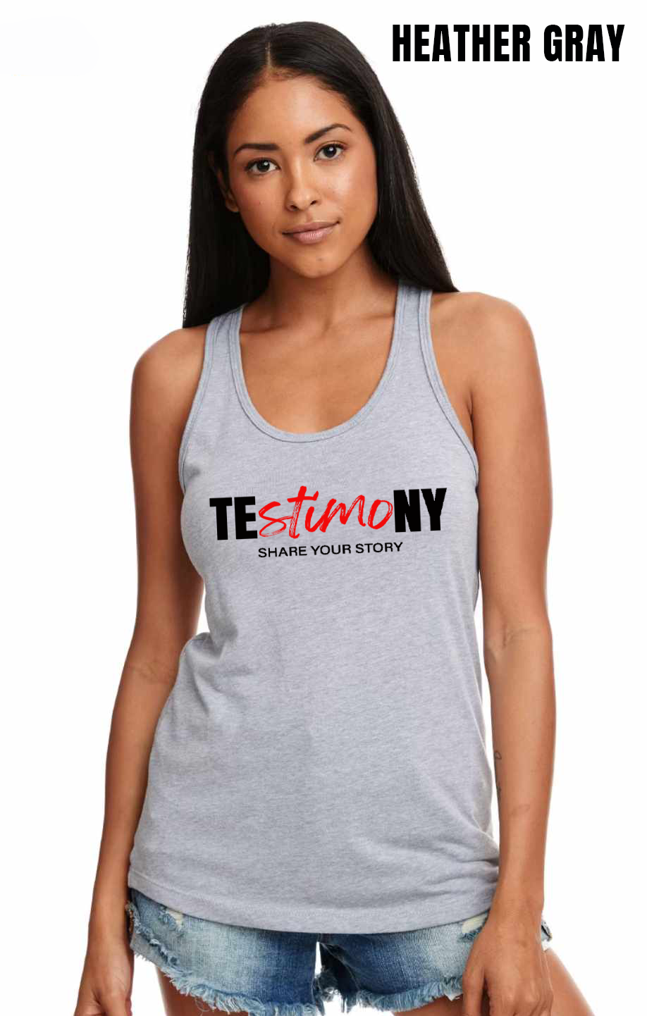 Test Into Testimony Script Tank Top - PRE-ORDER