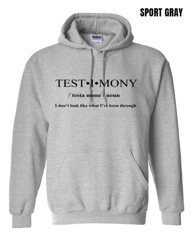Test Into Testimony Definition Hoodie - PRE-ORDER