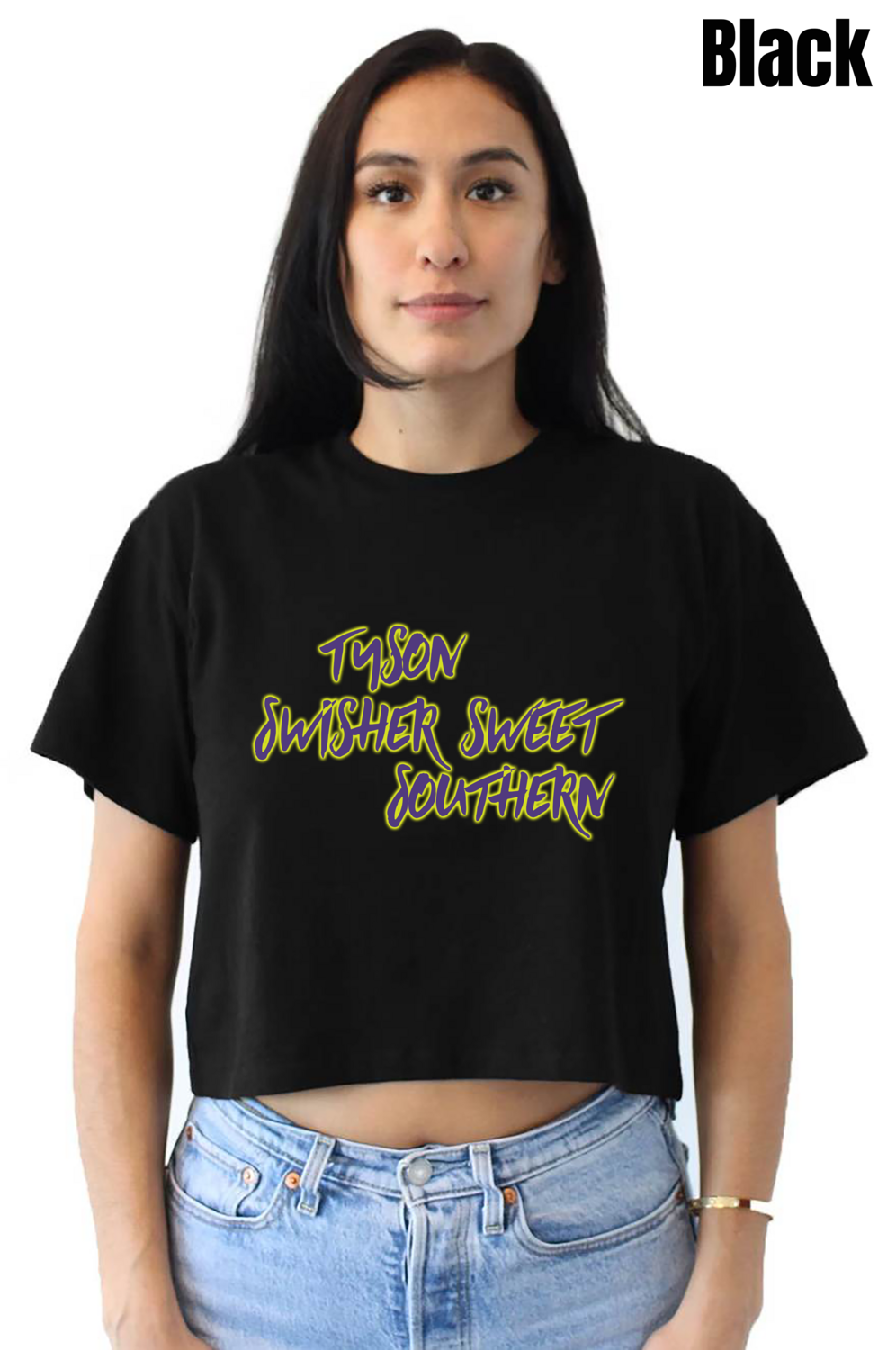 Tyson Swisher Sweet Gold Sparkles Crop Top- PRE-ORDER