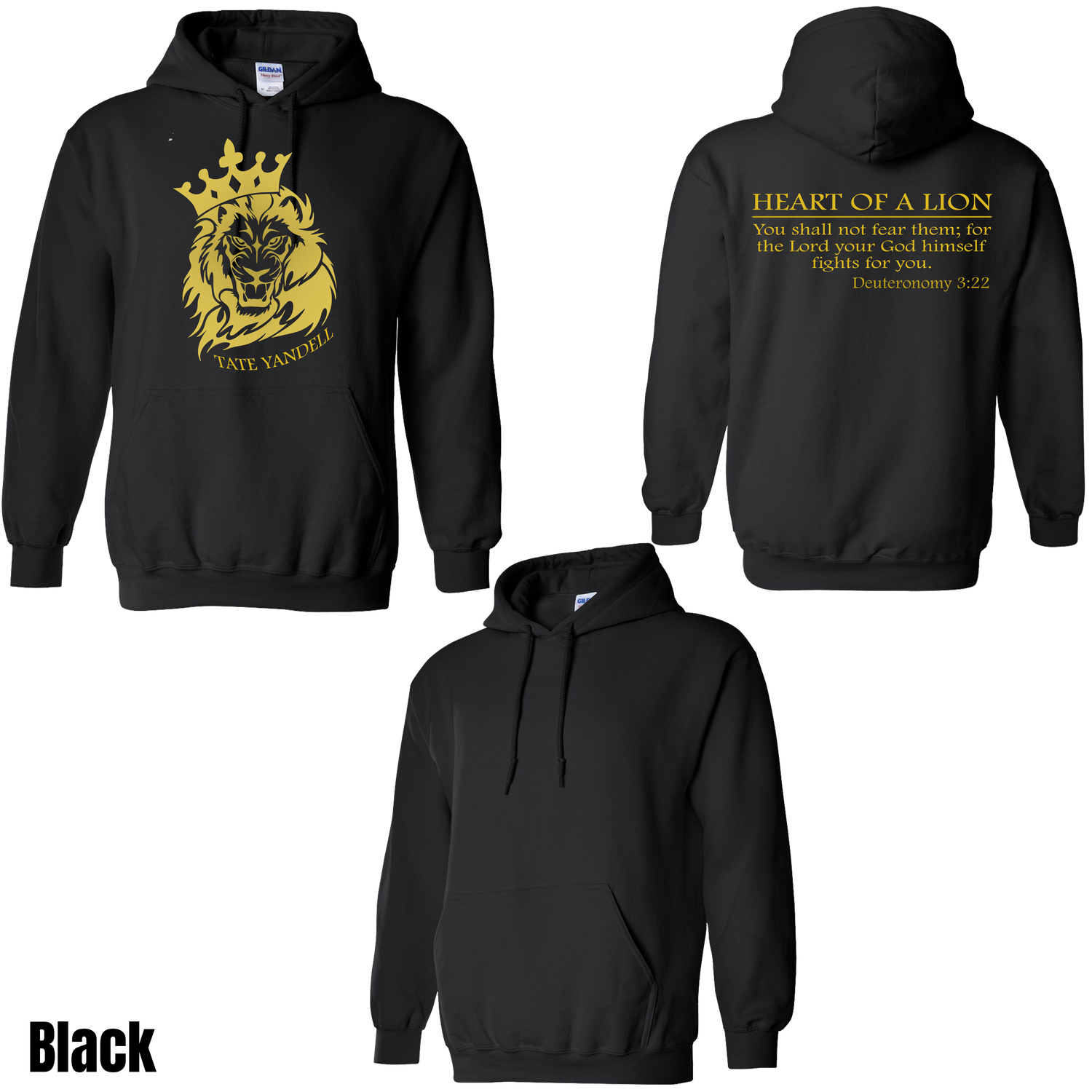 Tate Yandell- Heart of a Lion Fight Hoodie - PRE-ORDER