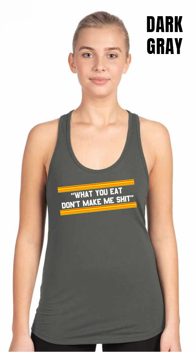 What You Eat Color Block Tank