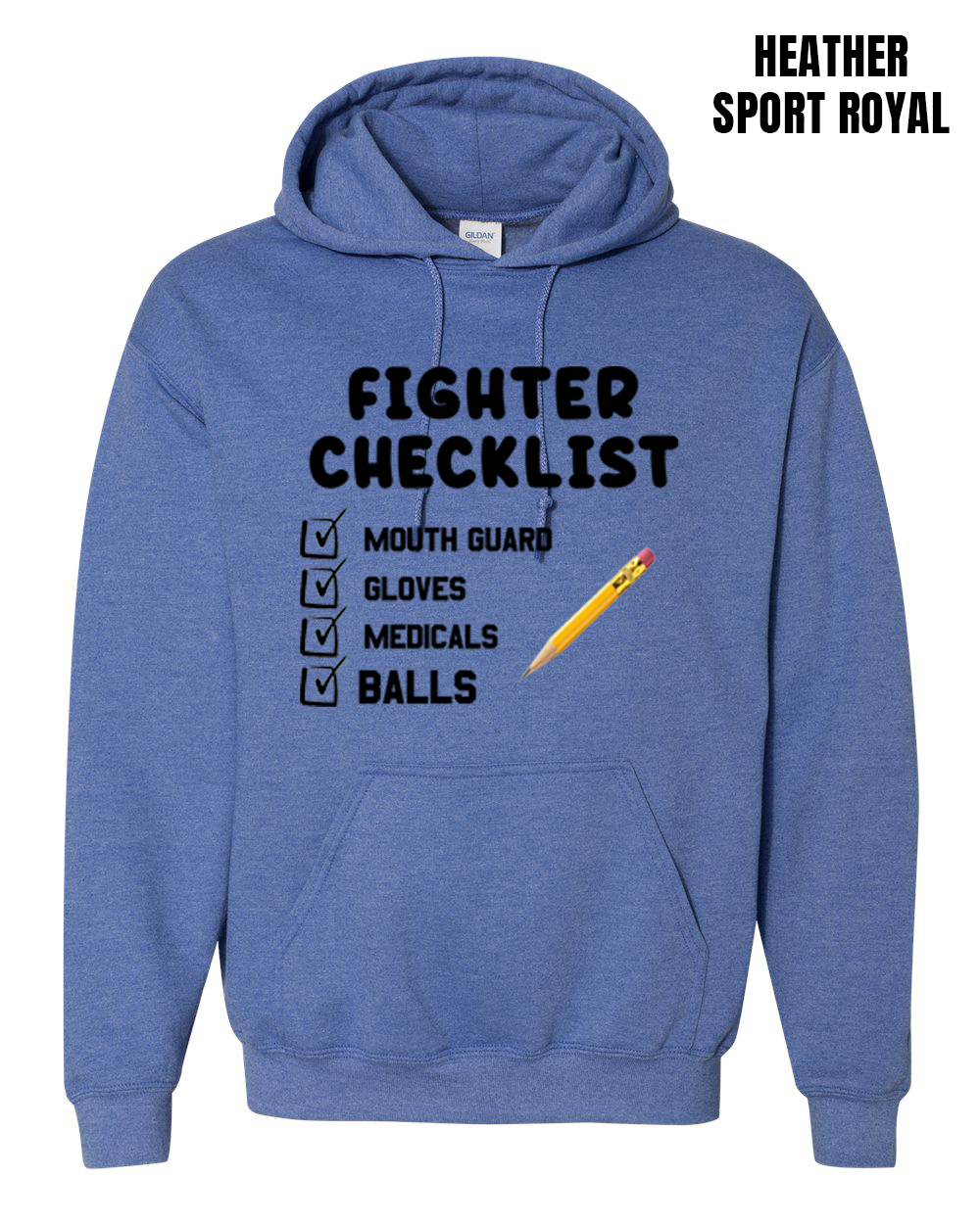 Fighter Checklist Hoodie - PRE-ORDER