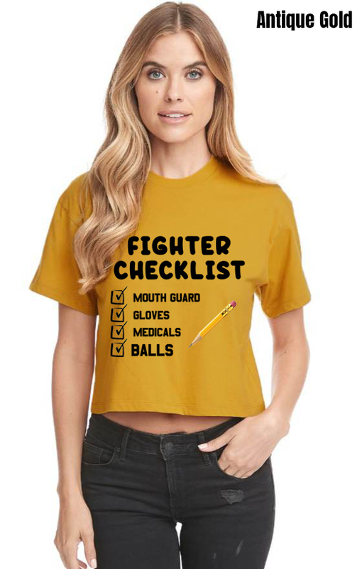 Fighter Checklist Basic Crop - PRE-ORDER