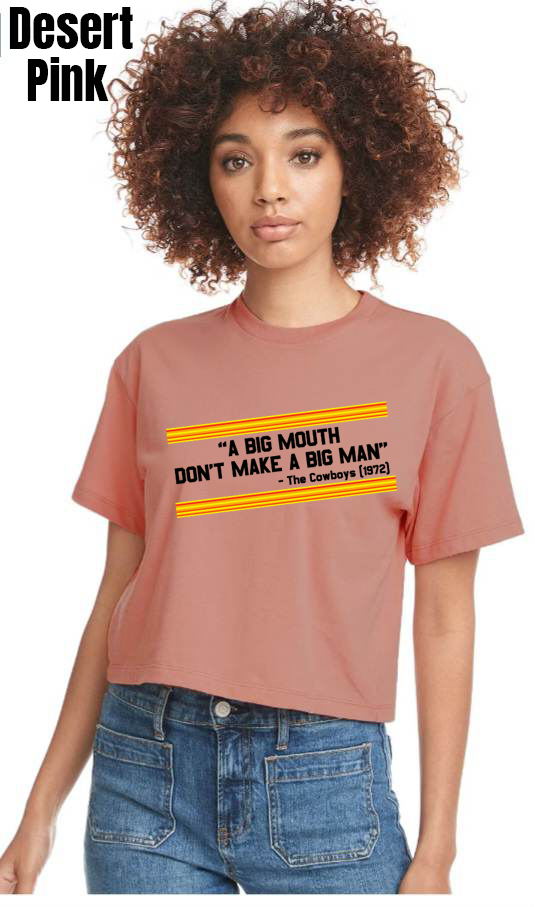 The Cowboys Color Block Basic Crop - PRE-ORDER