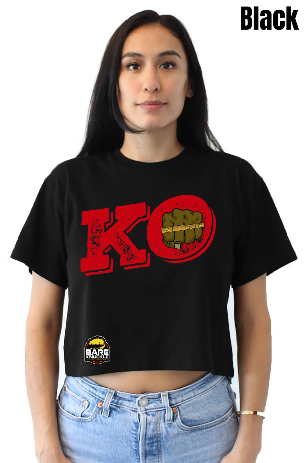 Lamont Stafford Brass Knuckles Fight Crop Top - PRE-ORDER