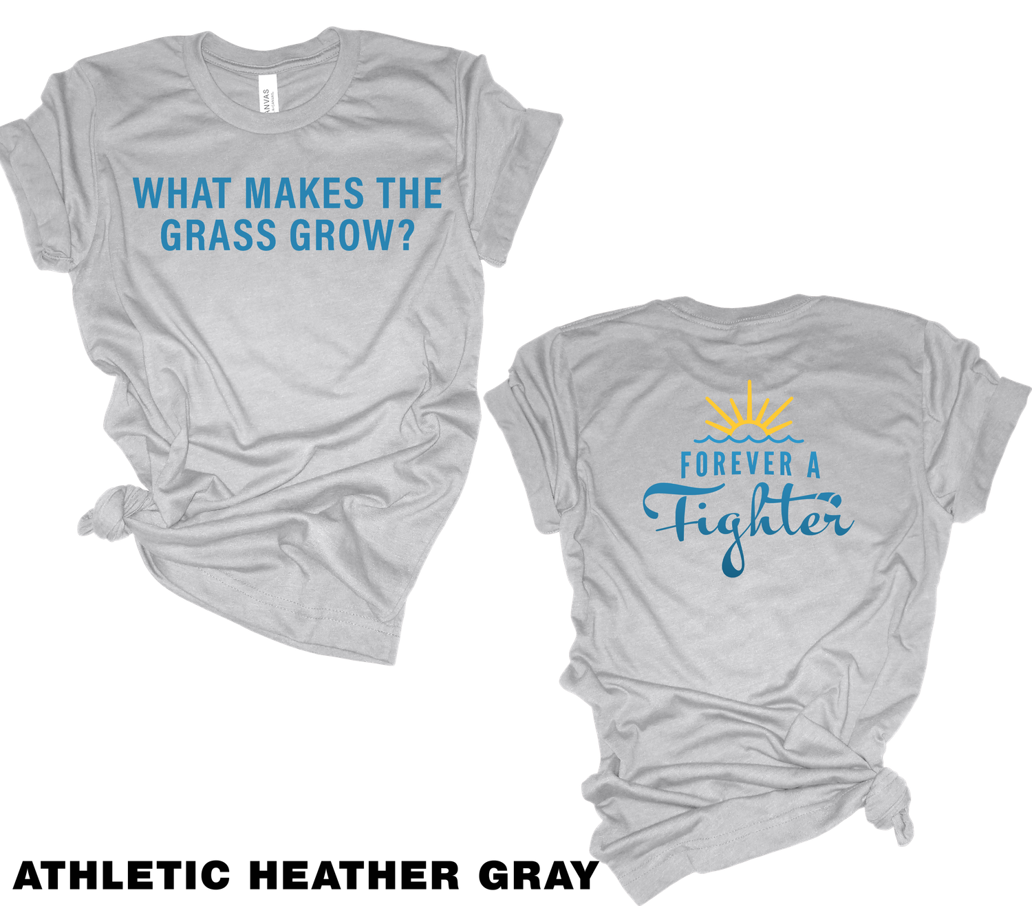 Forever A Fighter - Where Does the Grass Grow?  T-Shirt
