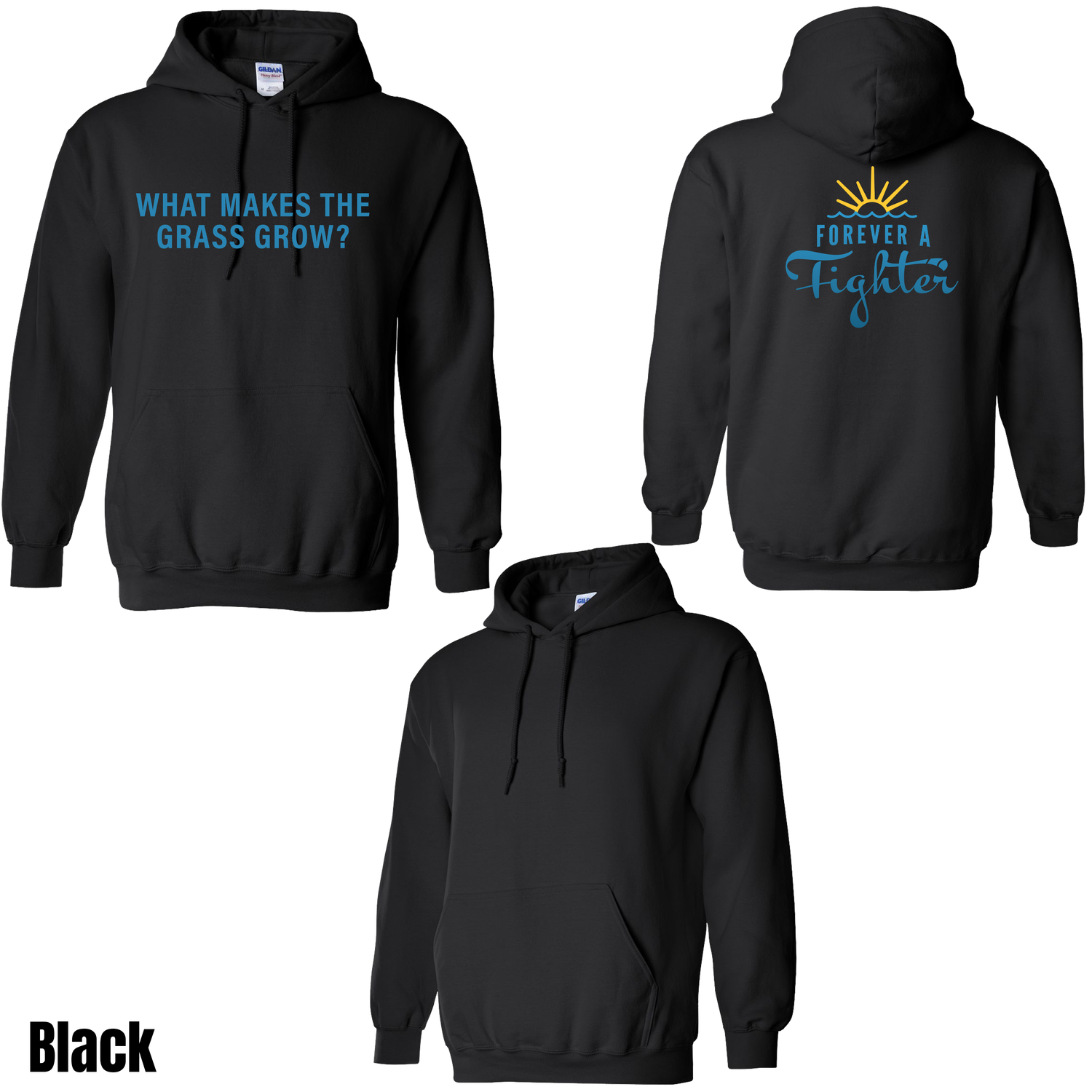 Forever A Fighter - Where Does the Grass Grow?  Hoodie