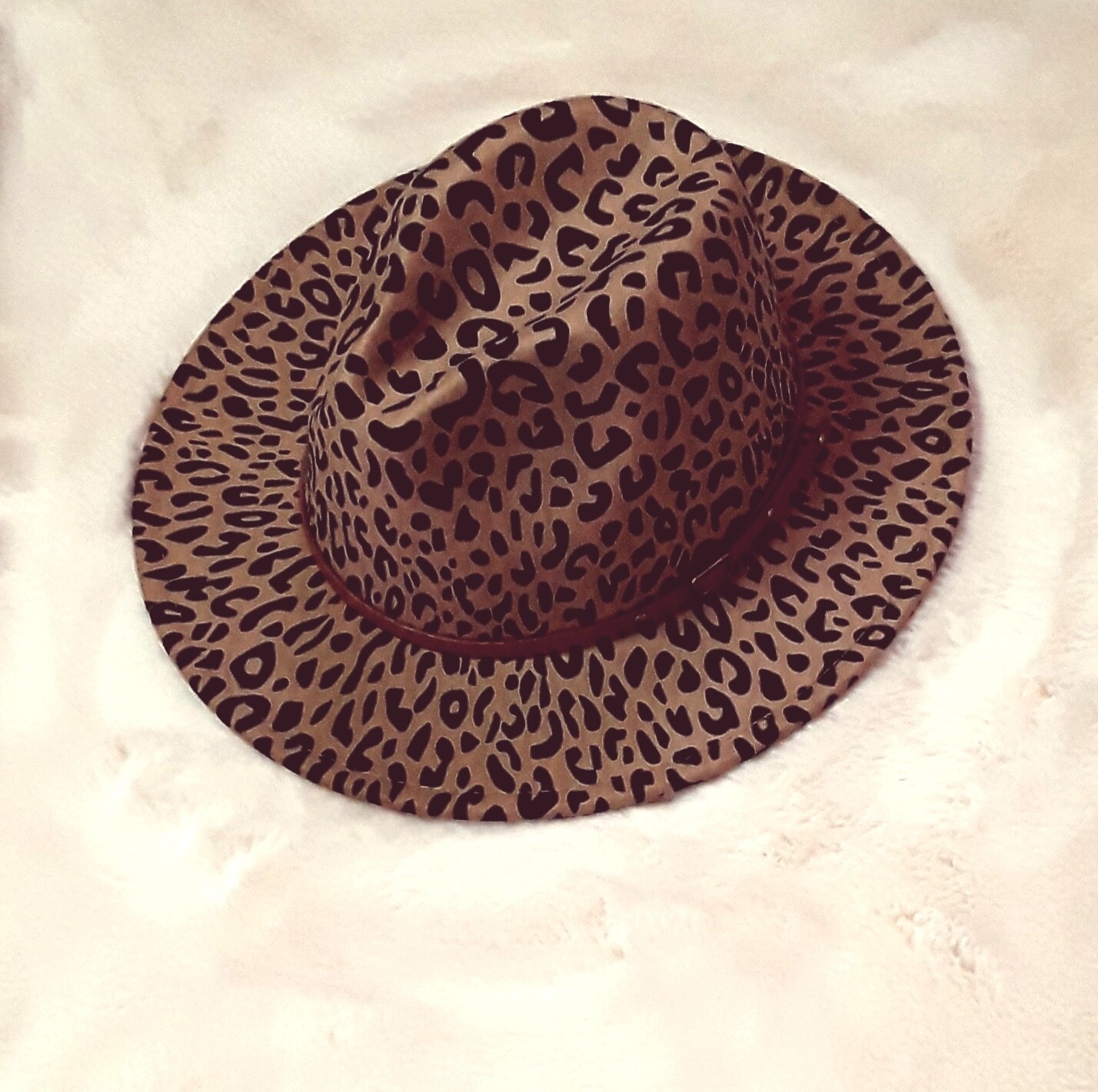 Leopard Fedora Hat