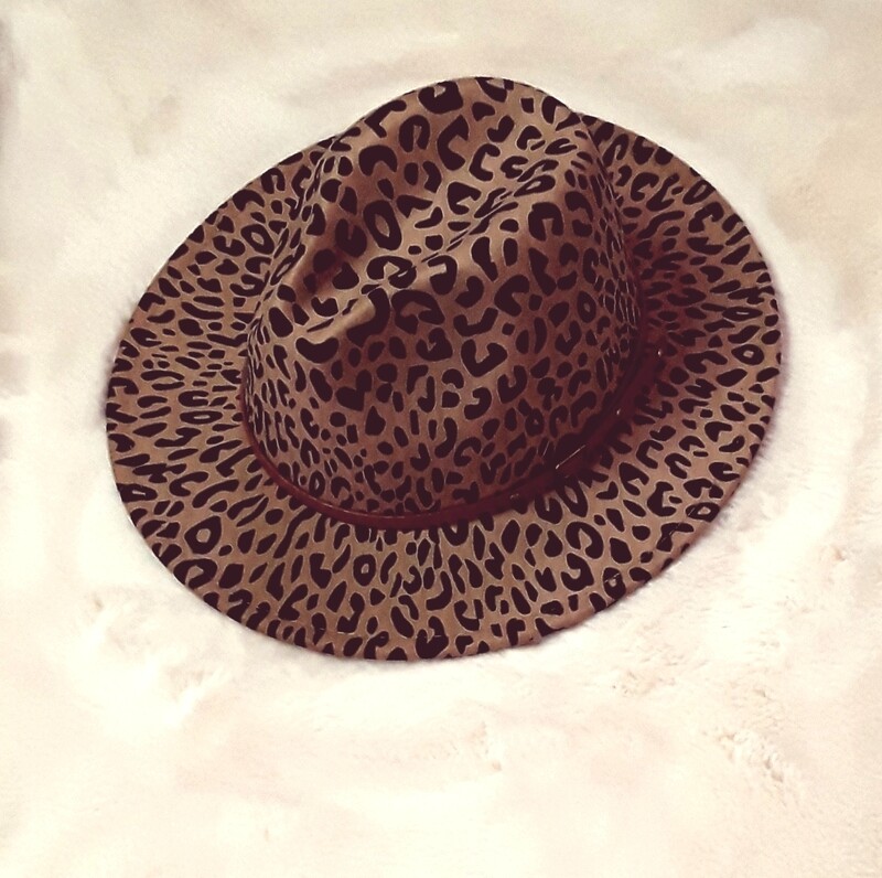 Leopard Fedora Hat