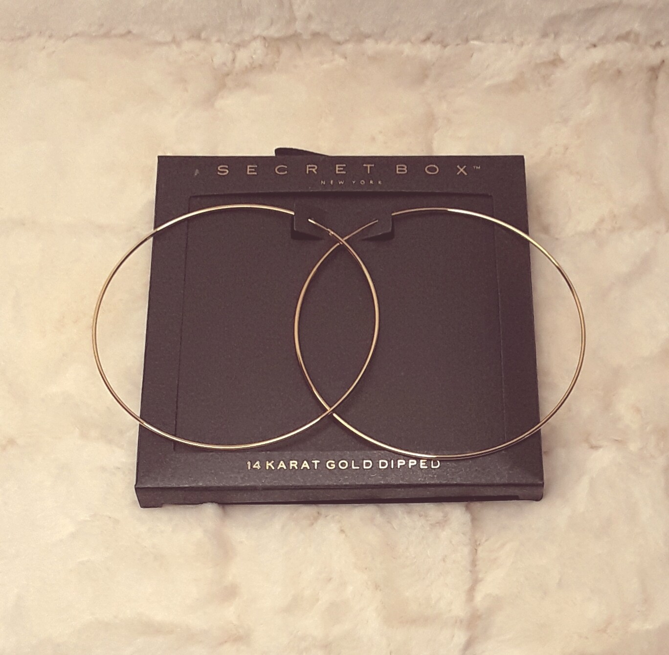 Big Hoop Gold Dipped Earrings 
