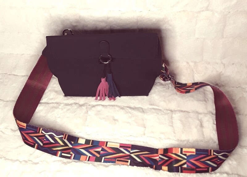 Black Aztec Crossbody 