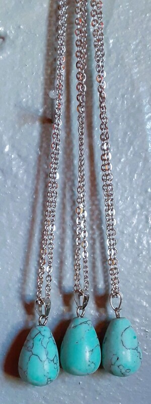 Turquoise Drop Necklace