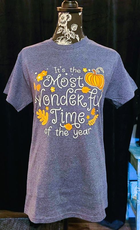 It&#39;s the Most Wonderful Time of the Year Navy Fall T-Shirt