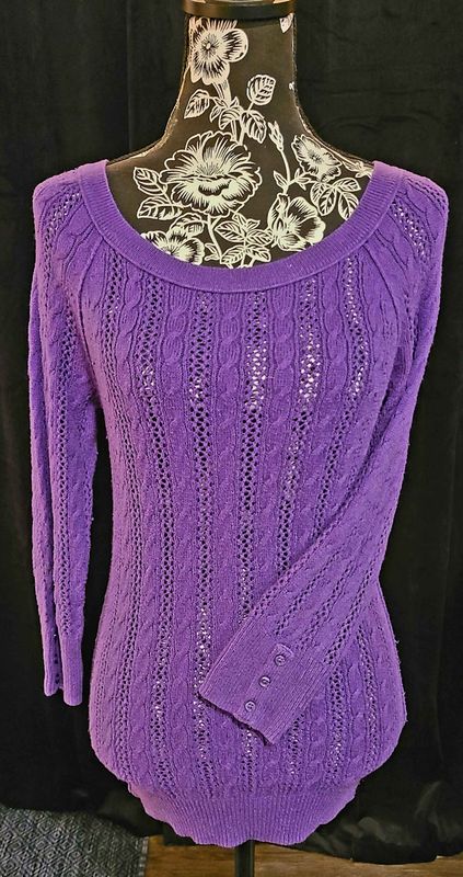 American Eagle Purple Sweater