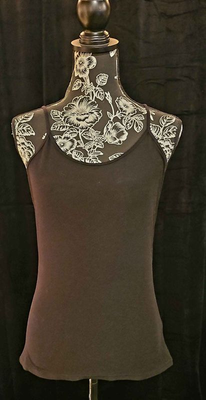Black Spaghetti Strap Tank Top