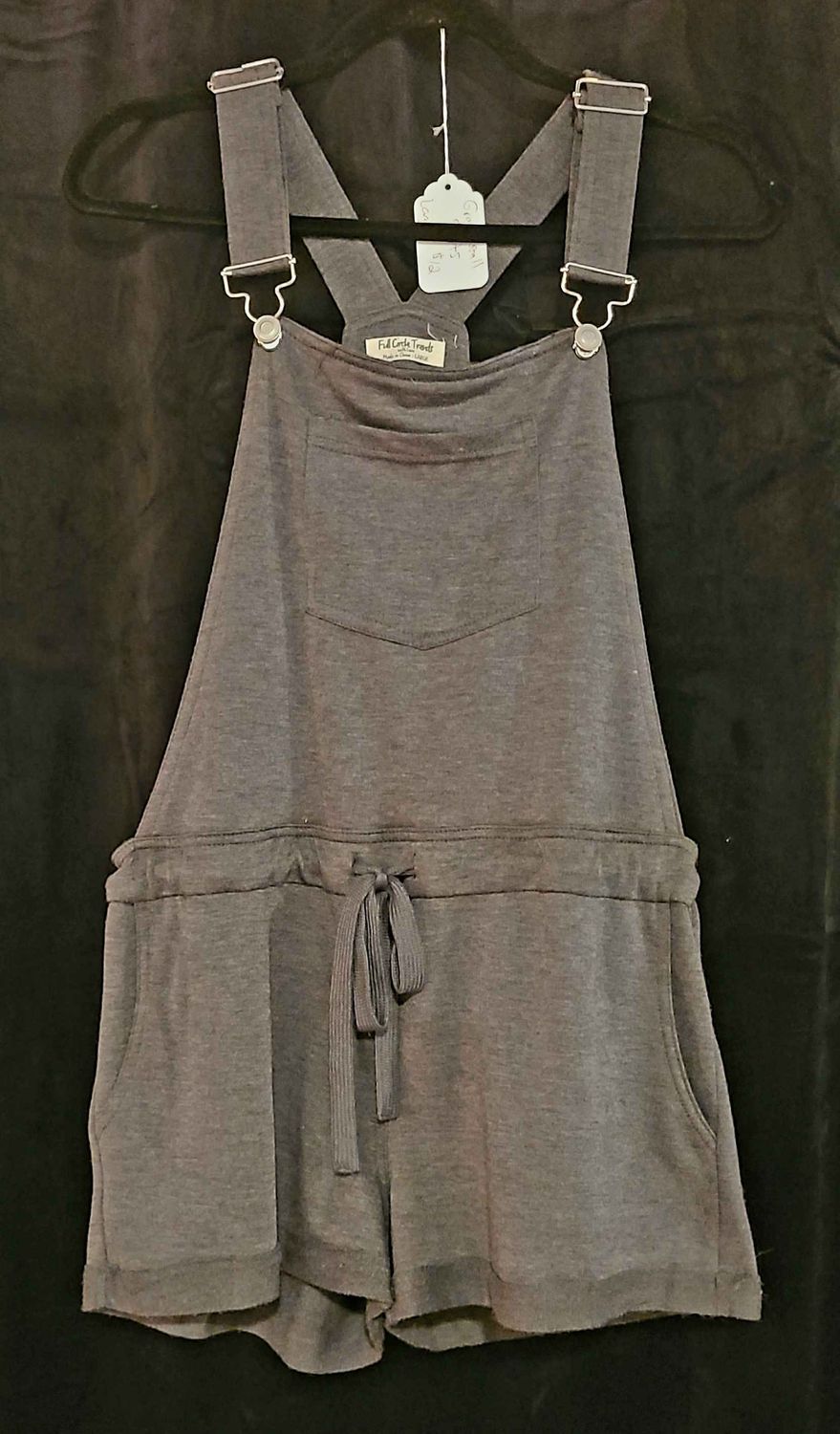 Gray Overall Shorts